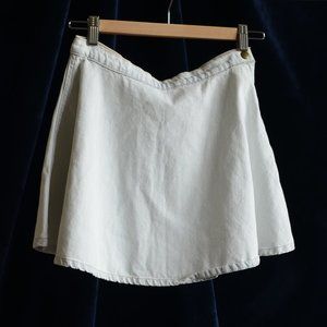 American Apparel Light Wash Denim Skirt